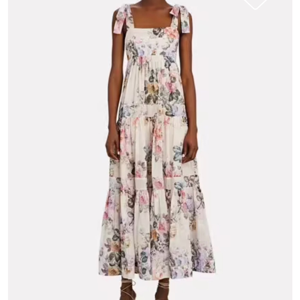 ZIMMERMAN Brighton tie shoulder dress- SIZE 1